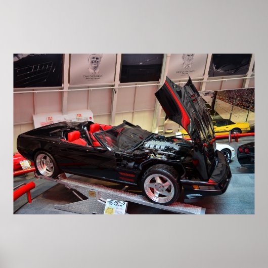 Poster ASC C4 Corvette ZR1 concept de roadster (Devant)