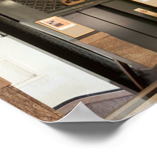 Poster Ascenseur Cage (Coin)