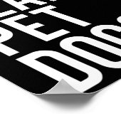 Poster Ascenseur Chiens Pour Animaux Lourds Drôle Gym Ent (Coin)