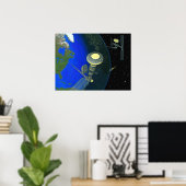 Poster Ascenseur de la station spatiale (Bureau à domicile)