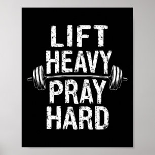 Poster Ascenseur Lourd Prière Dur Jésus Gym Laideur Deadl