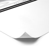 Poster Ascension - chrome ange abstrait (Coin)