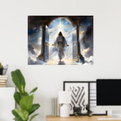 Poster Ascension De Jésus (Bureau à domicile)