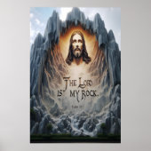 Poster Ascension Divine : Le Seigneur Est Mon Rocher (Devant)