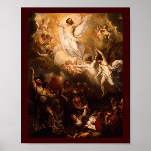 Poster Ascension du Christ avec les anges (Devant)