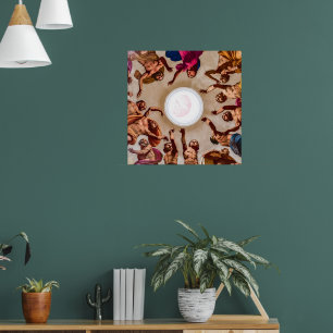 Poster Ascension en Pierre : Plafond Baroque Sicilien de