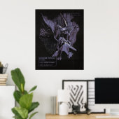 Poster Ascension refusée - Techno-Goth Street Design (Bureau à domicile)
