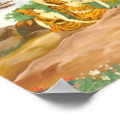 Poster Ascetic Bodhisatta Gotama avec le Groupe des Cinq (Coin)