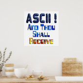 Poster ASCII Et Tu Recevras (Cuisine)