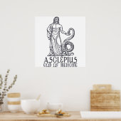 Poster Asclépius (Cuisine)