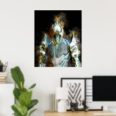 Poster Ash Prime - Warframe (Bureau à domicile)