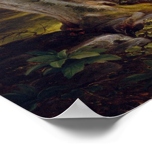 Poster Asher Durand Les Hêtres (Coin)