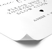 Poster ASHER Elegant Mariage de calligraphie (Coin)