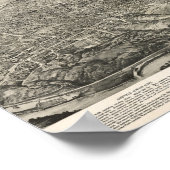 Poster Asheville, Caroline du Nord, Mur historique (Coin)