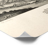 Poster Asheville N. Carolina 1912 Antique Panoramic Map (Coin)