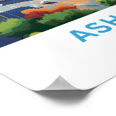 Poster Asheville North Carolina (Coin)