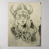 Poster Ashley Thomas : "Valkyrie" (Devant)