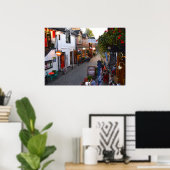 Poster Ashton Lane, Glasgow, Écosse. (Bureau à domicile)