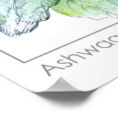 Poster Ashwagahanda Plante de la santé Herbe médicinale (Coin)