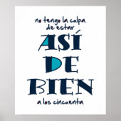 Poster Así de bien a los 50 (Devant)