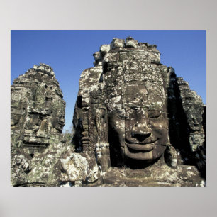 Poster Asia, Cambodia, Siem Reap, Angkor Thom (b. Late