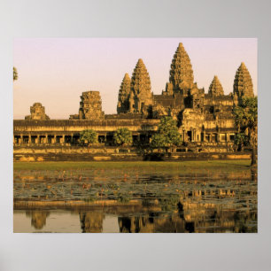 Poster Asia, Cambodia, Siem Reap. Angkor Wat.