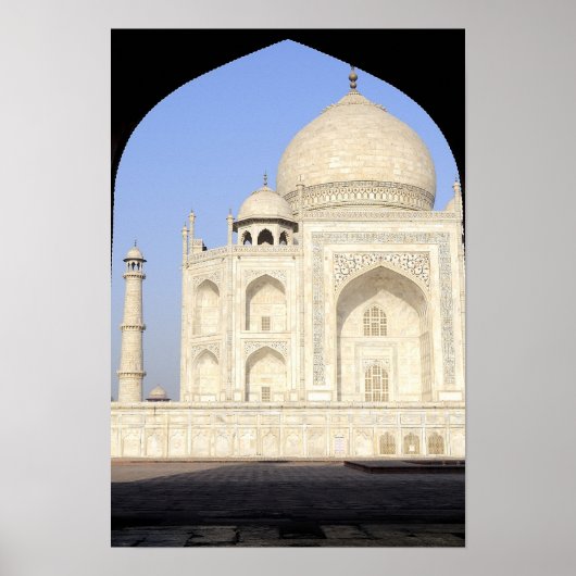 Poster Asia, India, Uttar Pradesh, Agra. The Taj 2 (Devant)