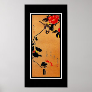 Poster Asian Vintage Art Utagawa Hiroshige, Japan