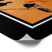 Poster Asiatique Art Vintage Utagawa Hiroshige Jap (Coin)