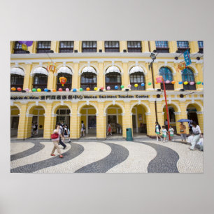 Poster Asie, Asie du Nord-Est, Chine, Macao, Macao,