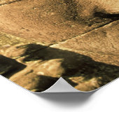 Poster Asie, Cambodge, Siem Reap. Angkor Thom, chefs de 2 (Coin)