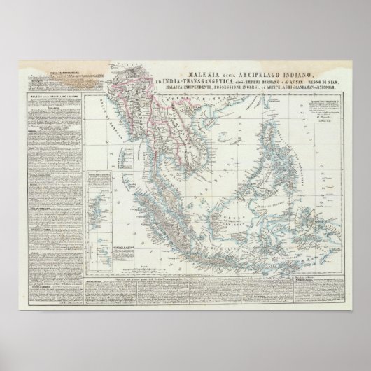 Poster Asie du Sud (Devant)