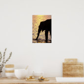 Poster Asie, Inde, Parc national de Nargahole. Indien (Cuisine)