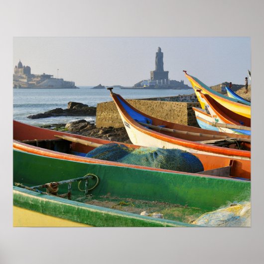 Poster Asie, Inde, Tamil Nadu, Kanniyakumari 2 (Devant)