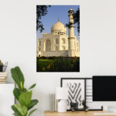 Poster Asie, Inde, Uttar Pradesh, Agra. Le Taj (Bureau à domicile)