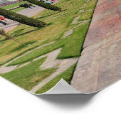 Poster Asie, Inde, Uttar Pradesh, Agra. Le Taj (Coin)