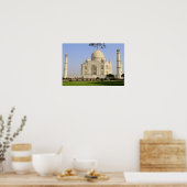Poster Asie, Inde, Uttar Pradesh, Agra. Le Taj 7 (Cuisine)