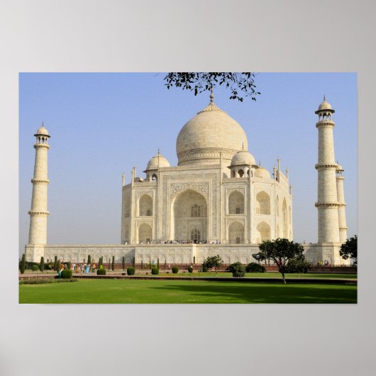 Poster Asie, Inde, Uttar Pradesh, Agra. Le Taj 7 (Devant)