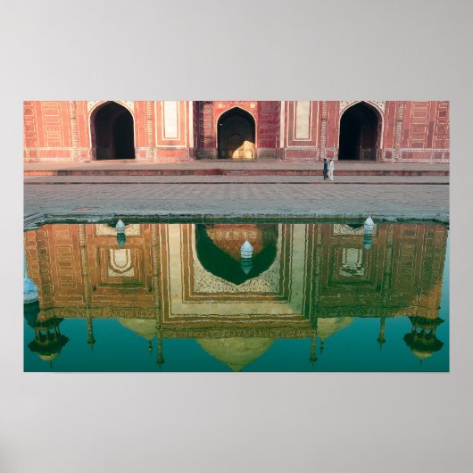 Poster Asie, Inde, Uttar Pradesh, Agra. Sur le 2 (Devant)