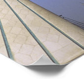 Poster Asie, Iran, Téhéran. Monument de la liberté à Azad (Coin)