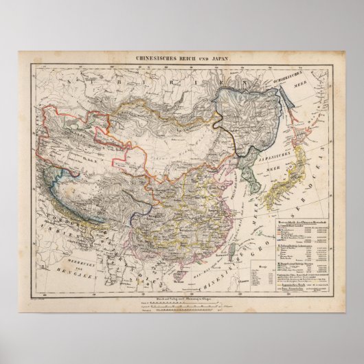 Poster Asie, Japon, Chine (Devant)