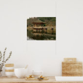 Poster Asie, Japon, Nara, Temple à Nara (Cuisine)