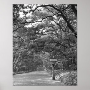Poster Asie, Japon, Tokyo, Enceinte du sanctuaire Meiji,