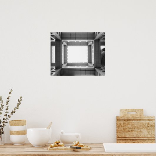 Poster Asie, Japon, Tokyo. Fuji TV Building, regarder (Cuisine)