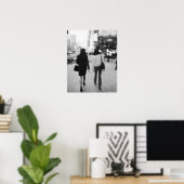 Poster Asie, Japon, Tokyo. Jeunes femmes sur la Ginza. (Bureau à domicile)