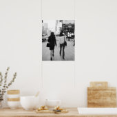 Poster Asie, Japon, Tokyo. Jeunes femmes sur la Ginza. (Cuisine)