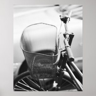 Poster Asie, Japon, Tokyo. Panier à vélos dans la Ginza