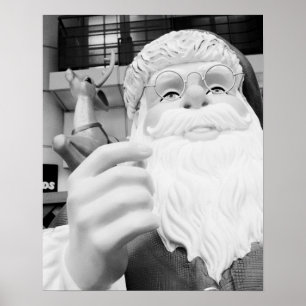 Poster Asie, Japon, Tokyo. Père Noël à Ikebukuro