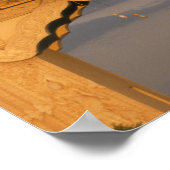 Poster Asie, Laos, Vientiane. Ce temple de Luang. (Coin)