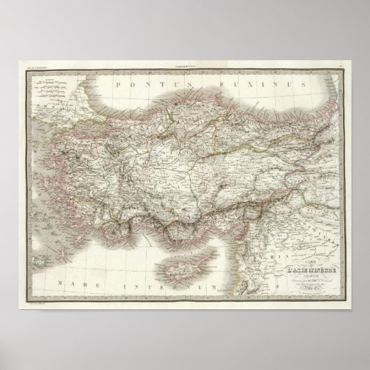 Poster Asie Mineure - Ancienne Asie Mineure (Devant)